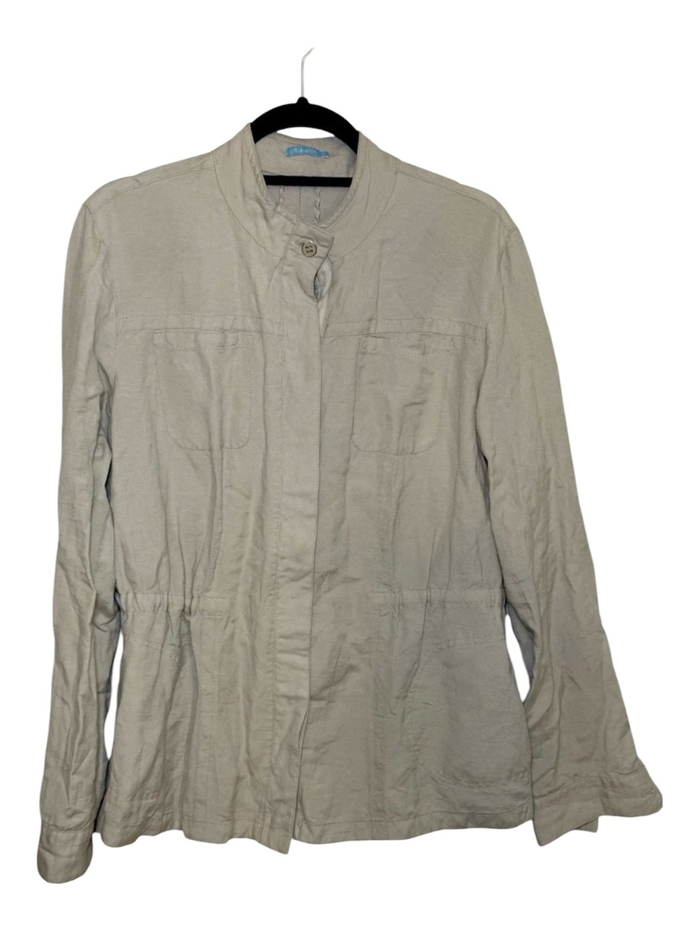 J. McLaughlin Light Beige Utility Jacket